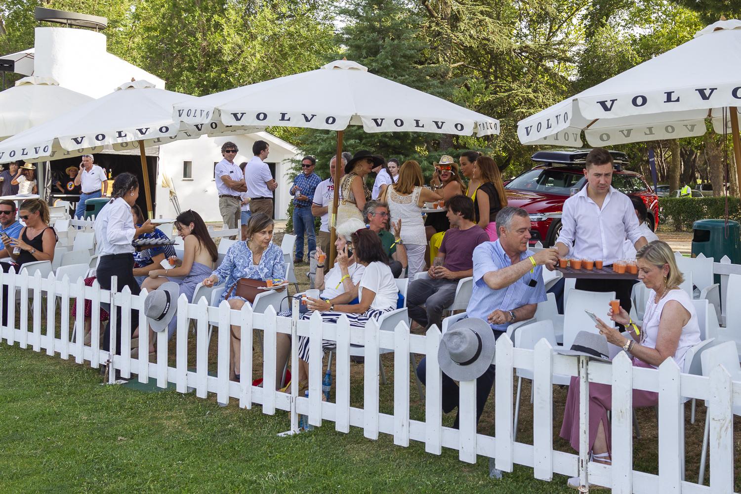 Gol marcado por un jugador en el Abierto de Madrid Copa Volvo de polo. Foto: Roberto Cuezva