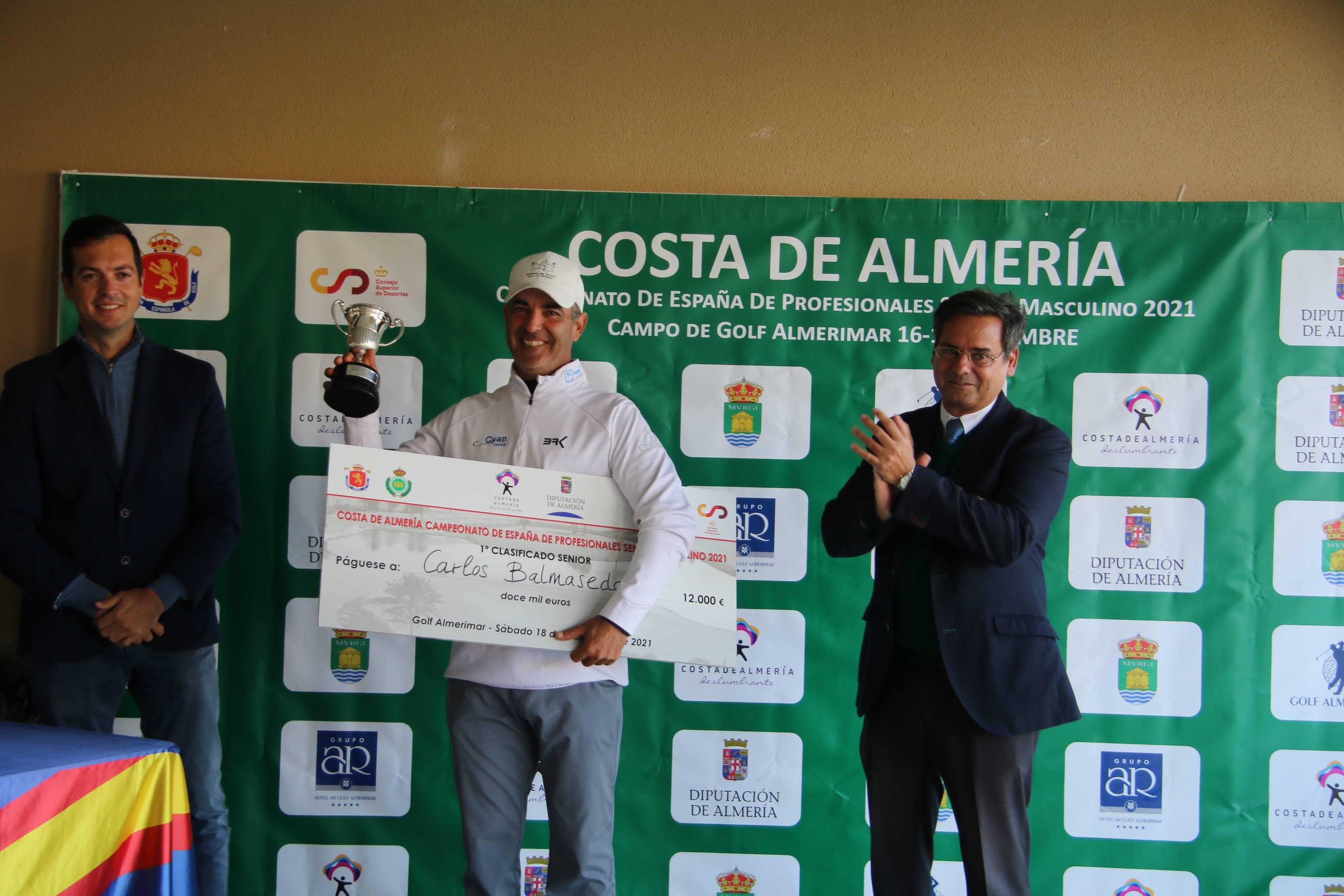 Carlos Balmaseda, campeón de España sénior de golf. Foto: Rfegolf