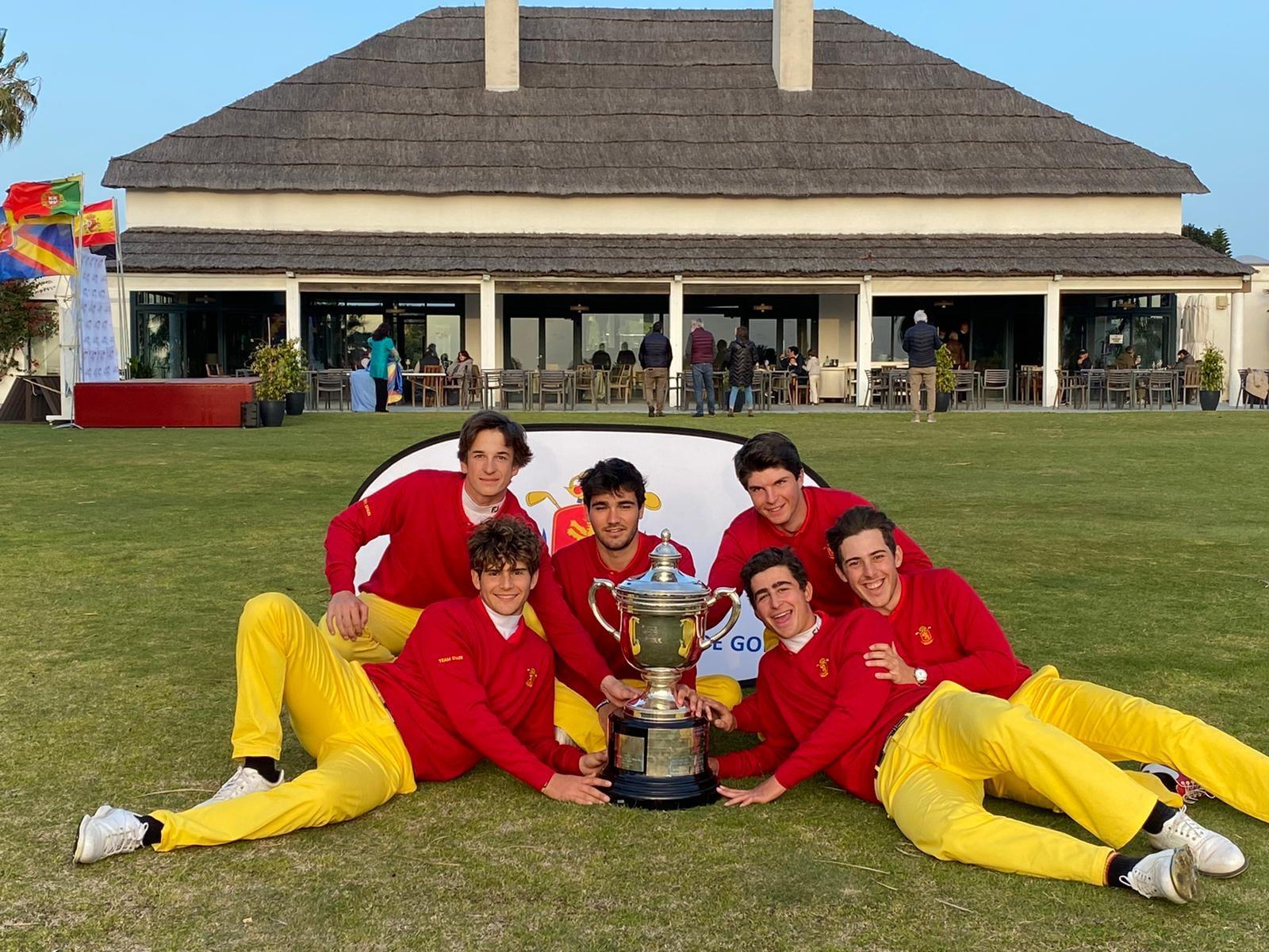 El equipo español del Octogonal de Costa Ballena 2022. Foto: Rfegolf
