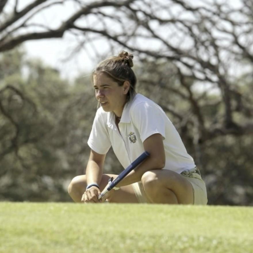 Blanca Fernández, durante la disputa de la Copa de Andalucía. Foto: FedGolfMadrid