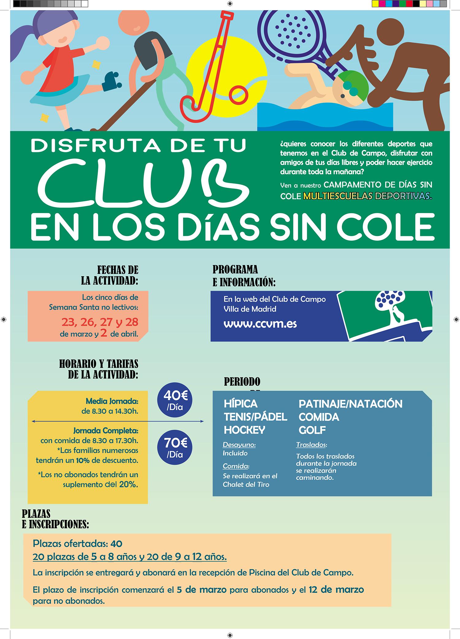 Cartel de Días Sin Cole