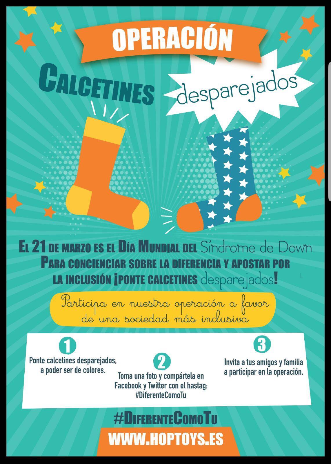 Cartel de la Operación Calcetines Desparejados