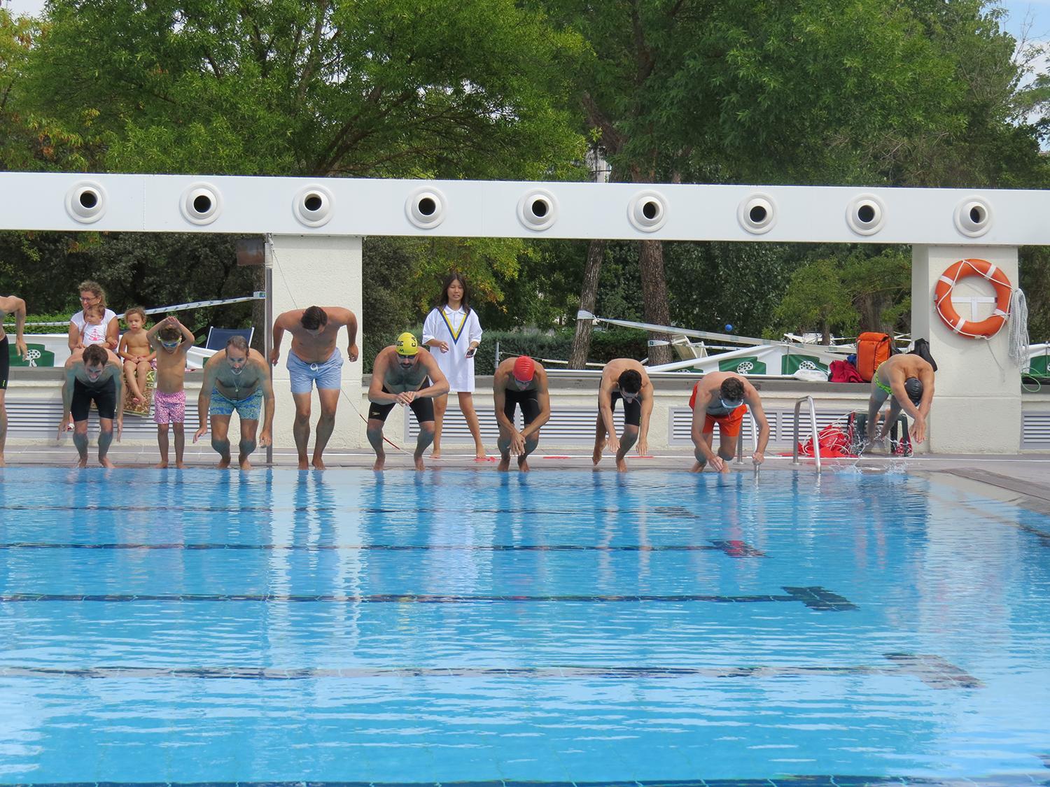 Salida de prueba de natación 1