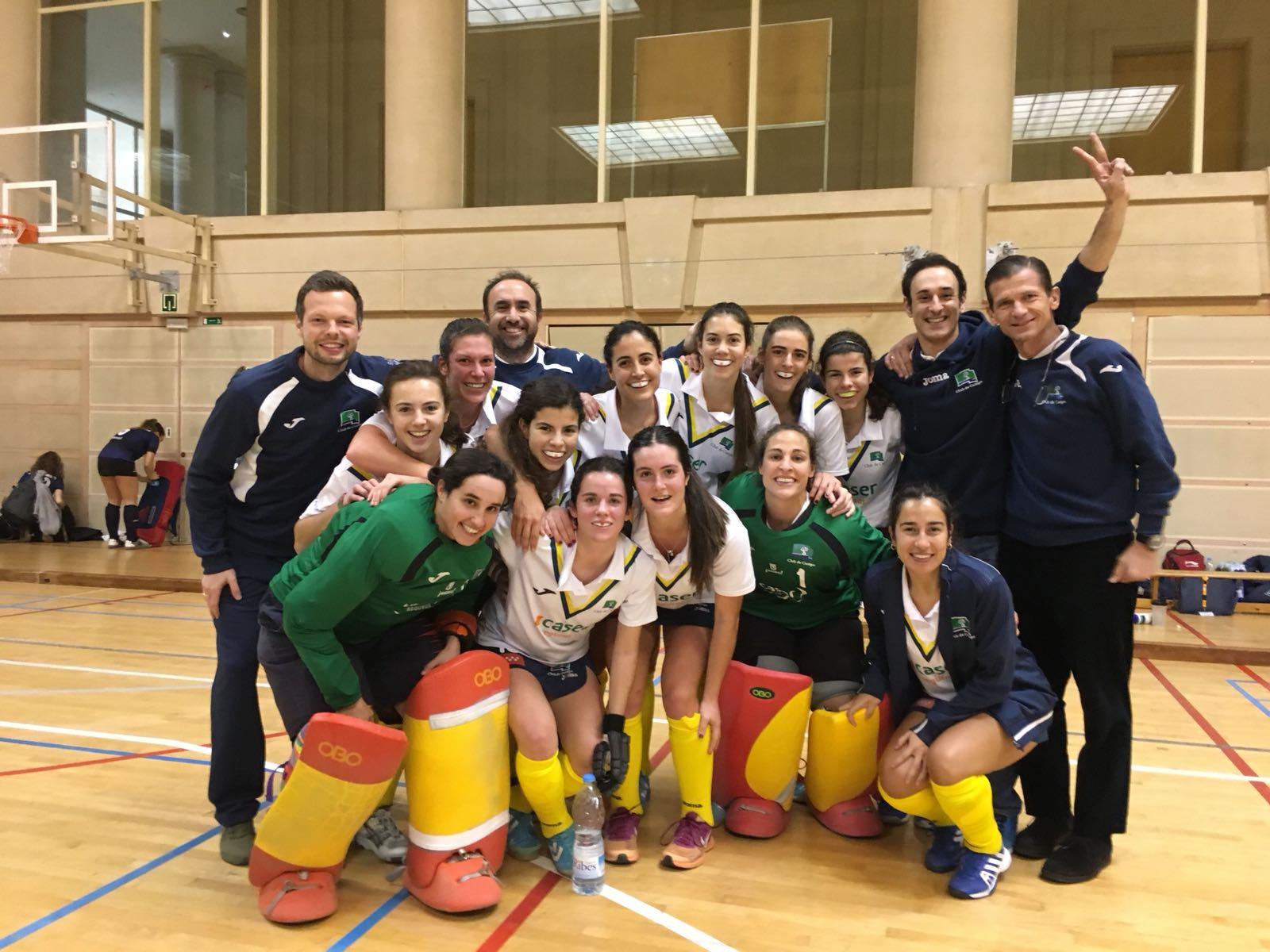 Plantilla y cuerpo técnico del Club campeón de España absoluto 2018