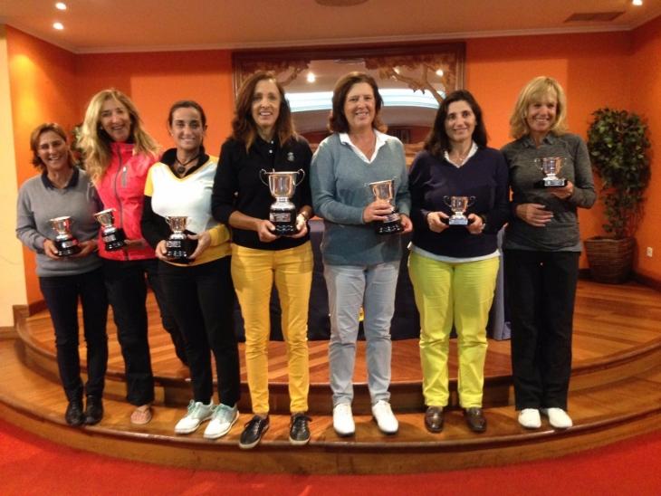 Ganadoras del Campeonato de Madrid Sénior. Foto: Federación Madrileña de Golf