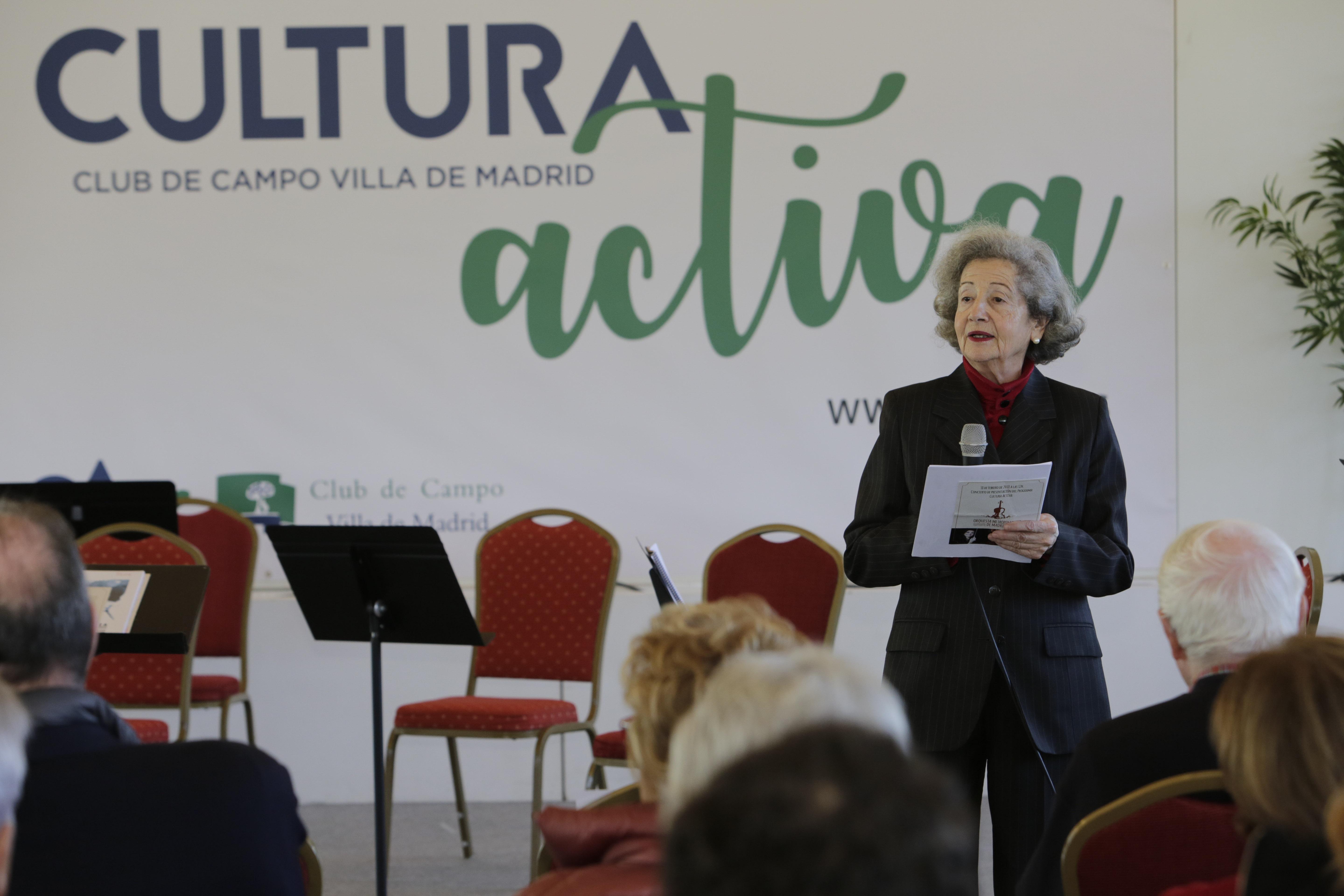 Discurso de Rosario Carrillo. Foto: Ángel Yuste