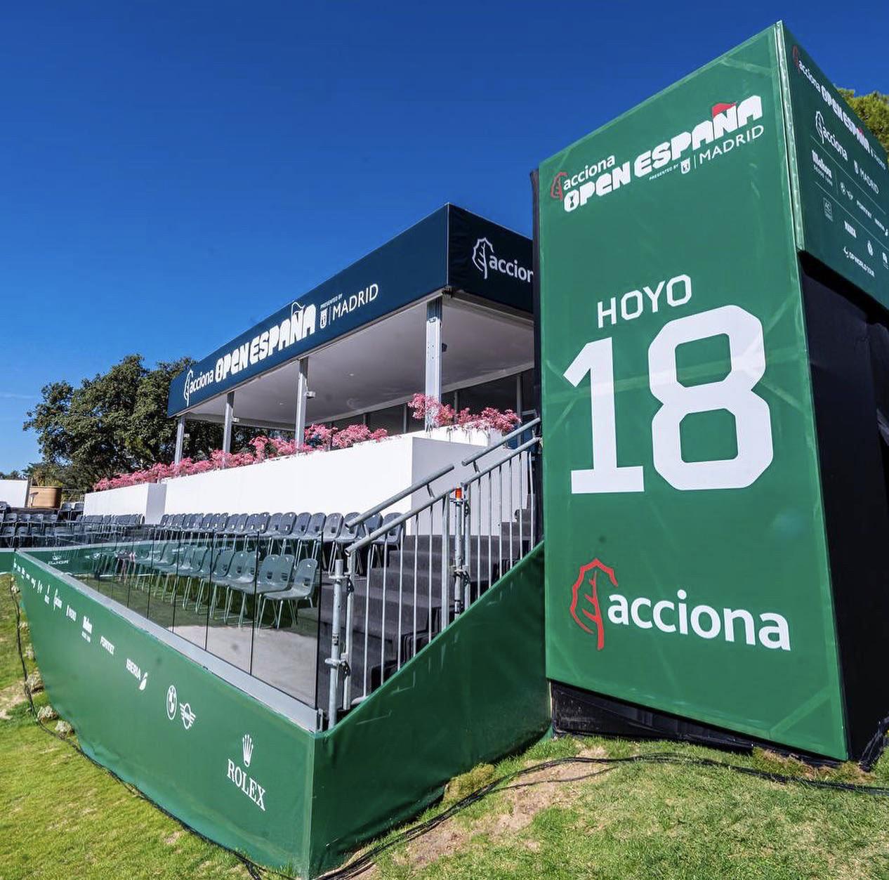 Hoyo 18 del Acciona Open de España presented by Madrid 2023.