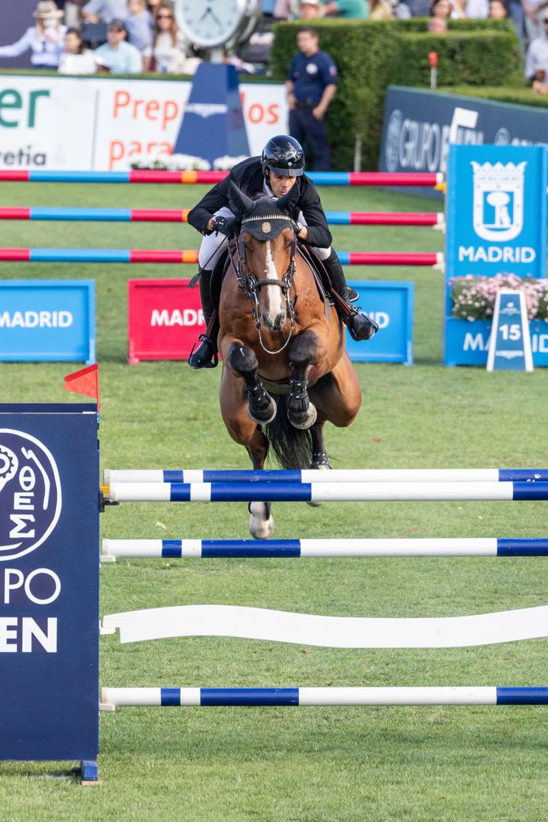 Eduardo Álvarez Aznar, durante el 113º CSI5* 2024 disputado en el Club.