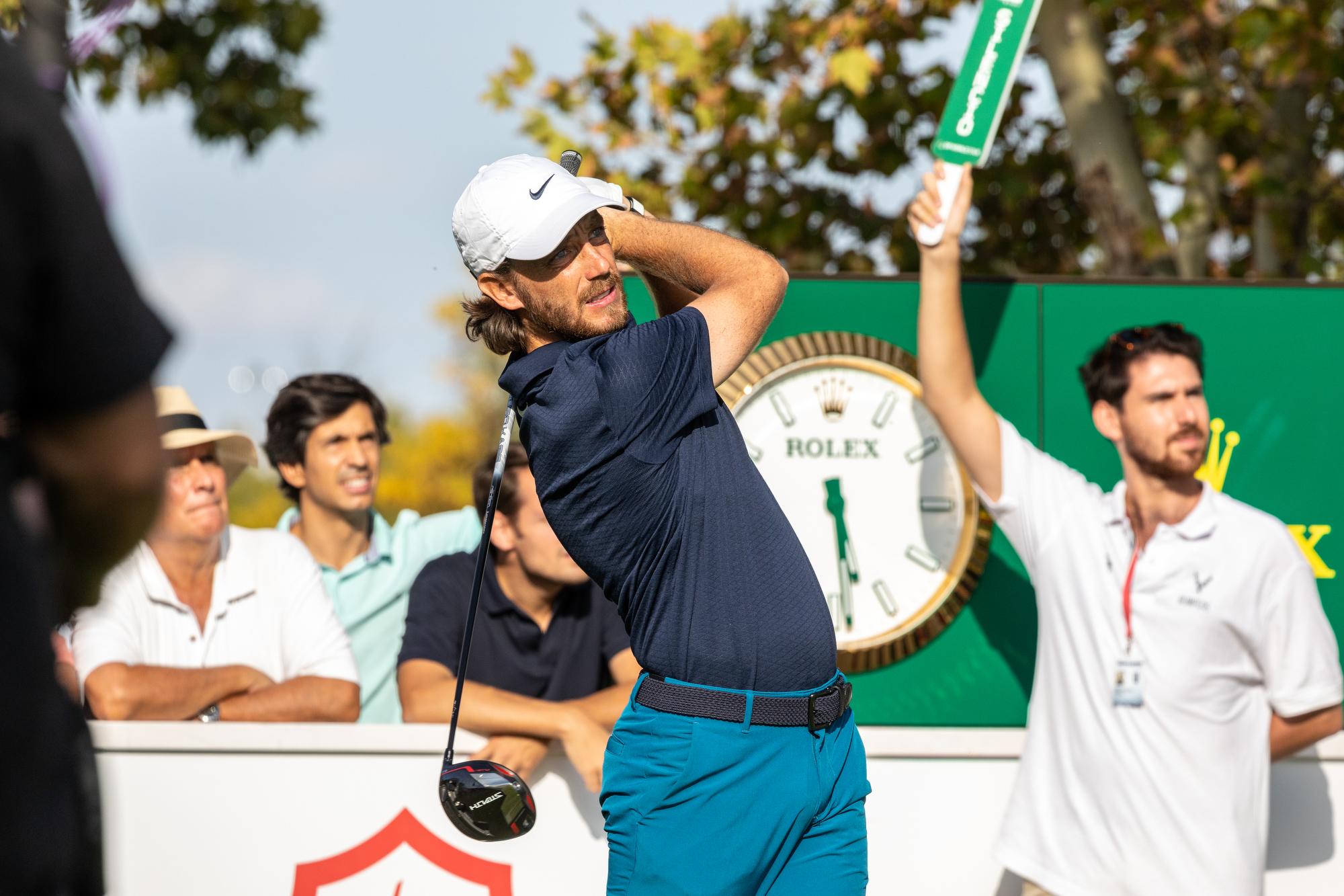 El inglés Tommy Fleetwood, en el Acciona Open de España presented by Madrid. Foto: Miguel Ángel Ros / CCVM