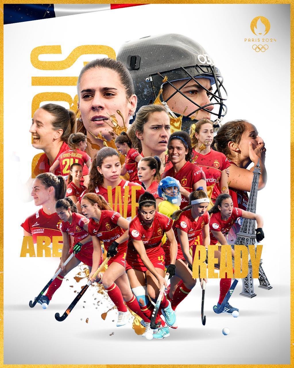 Selección española femenina de hockey sobre hierba.